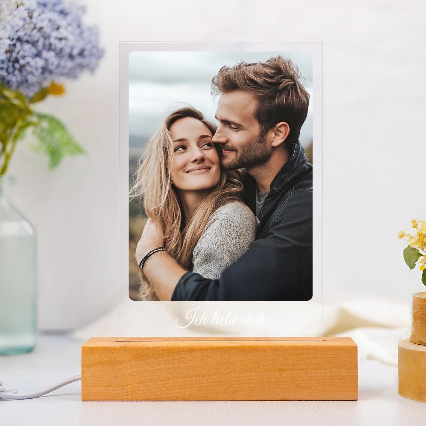 Personalisierte Geschenke für Freundin, Personalisierte Bilderrahmen mit Foto, Personalisierter Bilderrahmen mit Bild