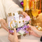 SPA LUXETIQUE Wellness Set für Frauen - 8tlg Rosenduft Bade Geschenkset für Frauen, Geburtstagsgeschenk Beauty Set mit Deko Badewanne