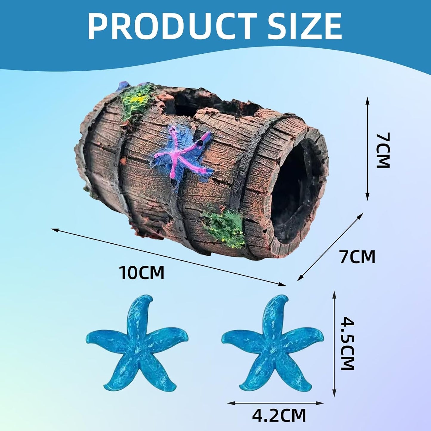 Set of 3 Aquarium Decoration Set, Simulation Moss Aquarium Decoration