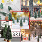 Small Christmas Tree Decoration for Table Decoration, DIY, Shop Window Figures 10/16/22 cm