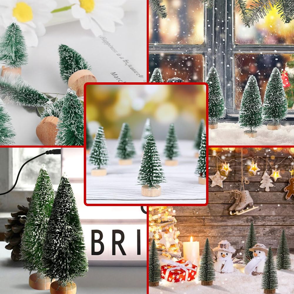 Small Christmas Tree Decoration for Table Decoration, DIY, Shop Window Figures 10/16/22 cm