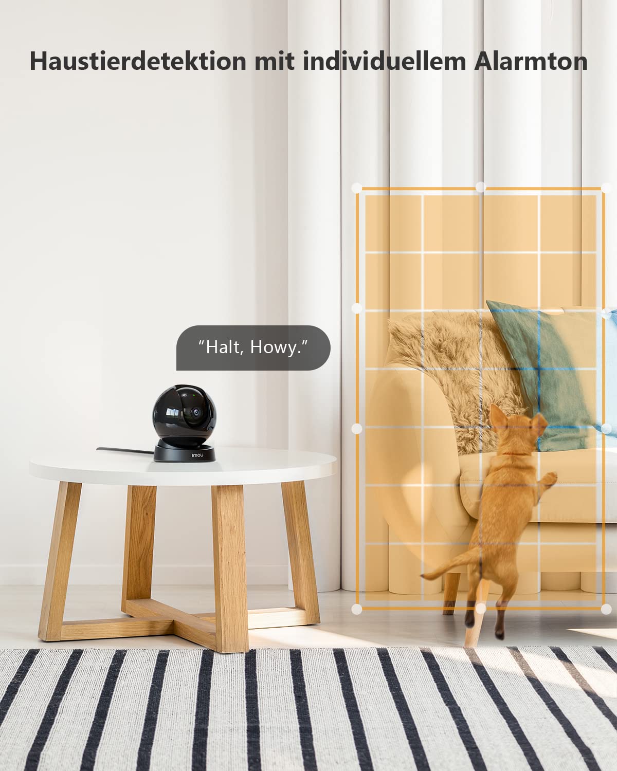 2K Überwachungskamera Innen 355°/70°, 3MP WLAN Kamera Indoor