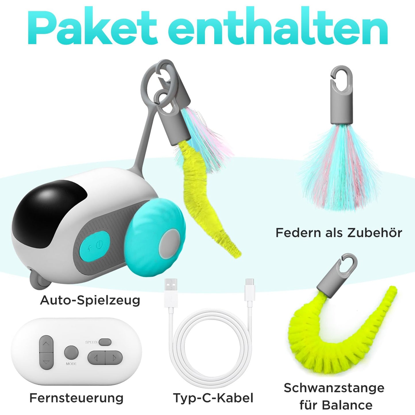 Cat Toy Intelligent Remote Controlled Electric Interactive