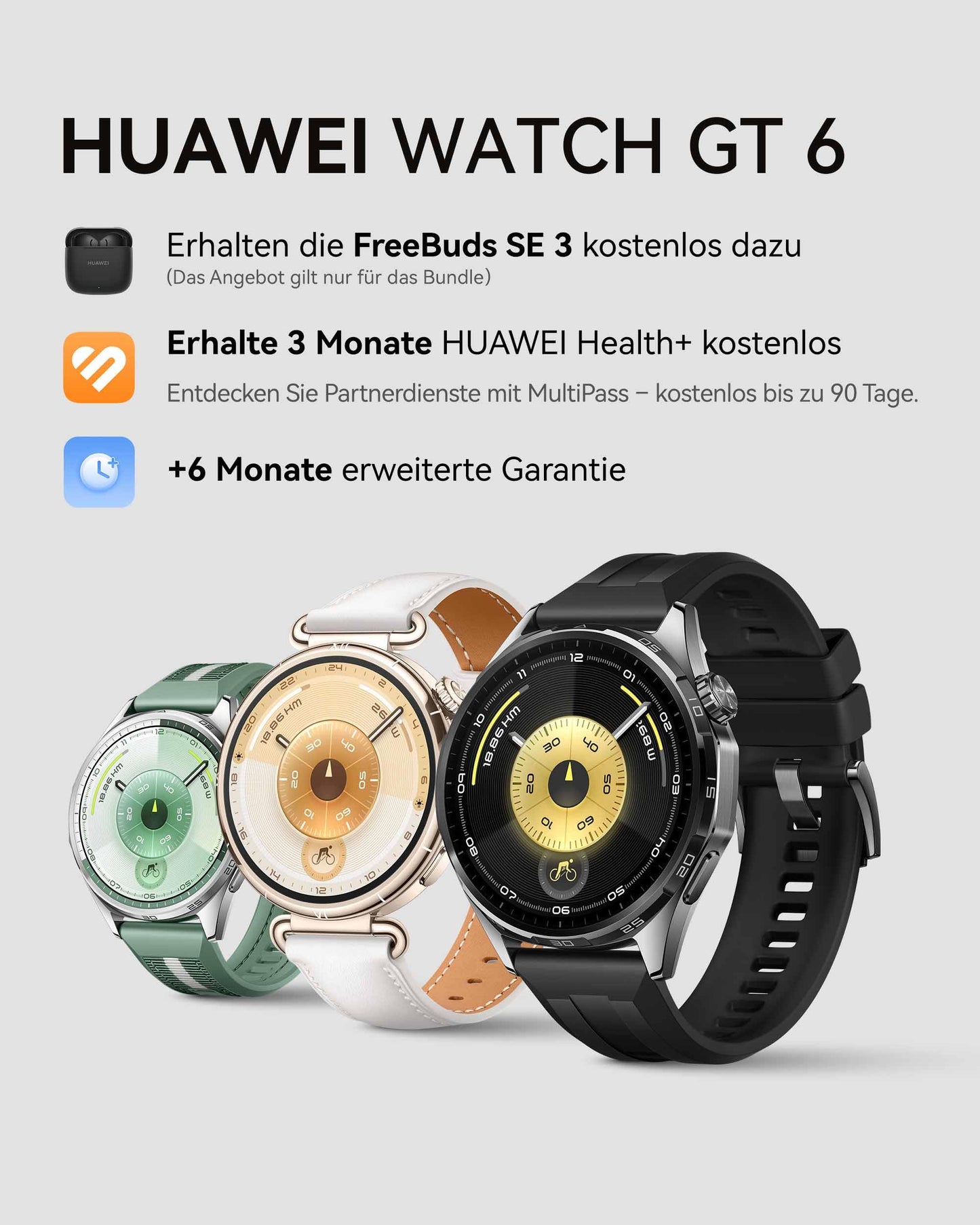 HUAWEI Watch GT 6 Pro Smartwatch, GPS, ECG, 1.47 Inch AMOLED Display, Up to 21 Days Battery, Comprehensive Bicycle Features, 100+ Sports Modes, Compatible with Android & iOS
