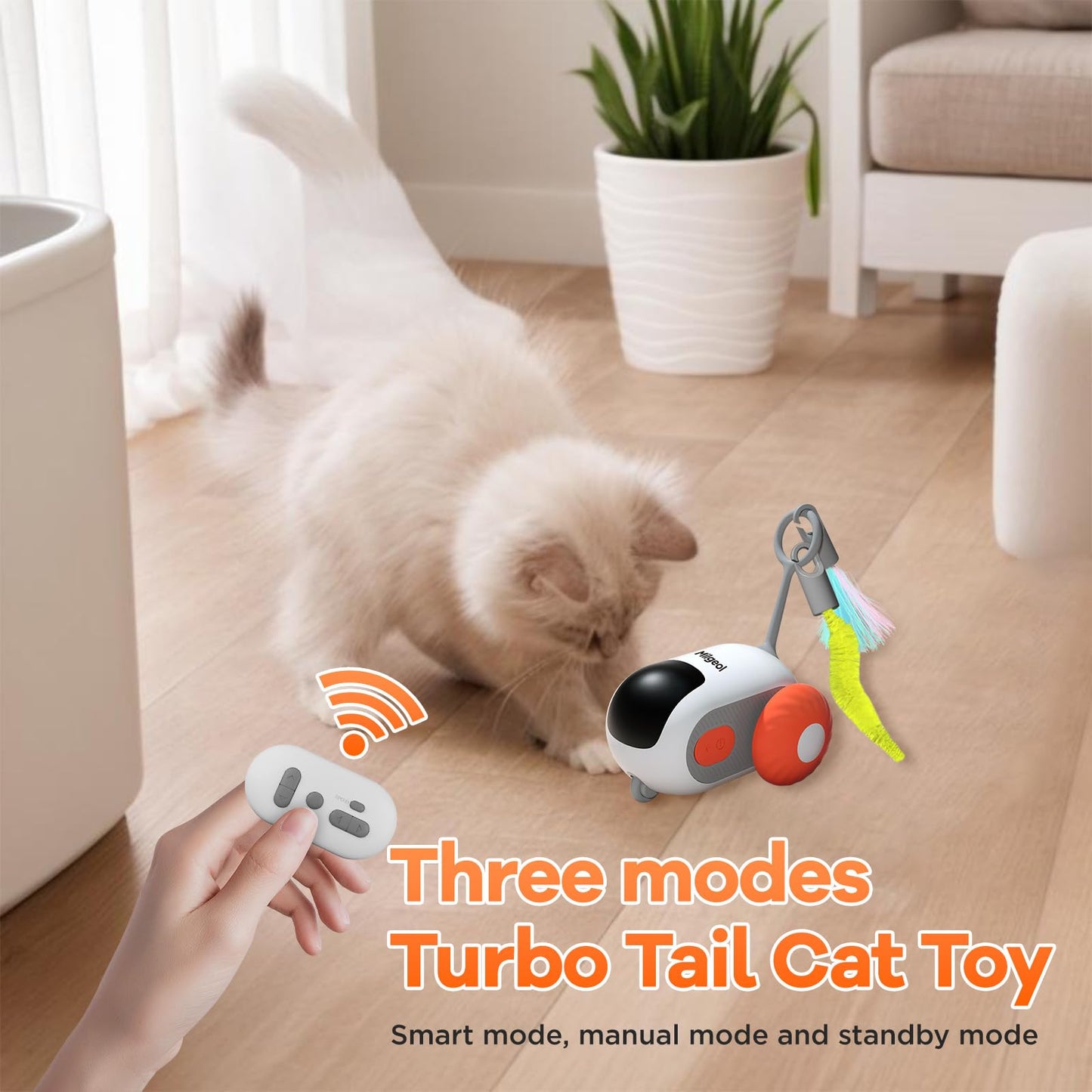 Cat Toy Intelligent Remote Controlled Electric Interactive