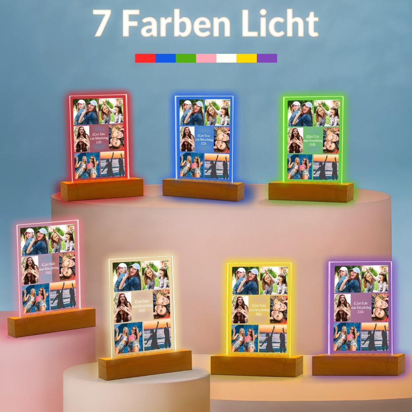 Personalisierte Geschenke für Freundin, Personalisierte Bilderrahmen mit Foto, Personalisierter Bilderrahmen mit Bild