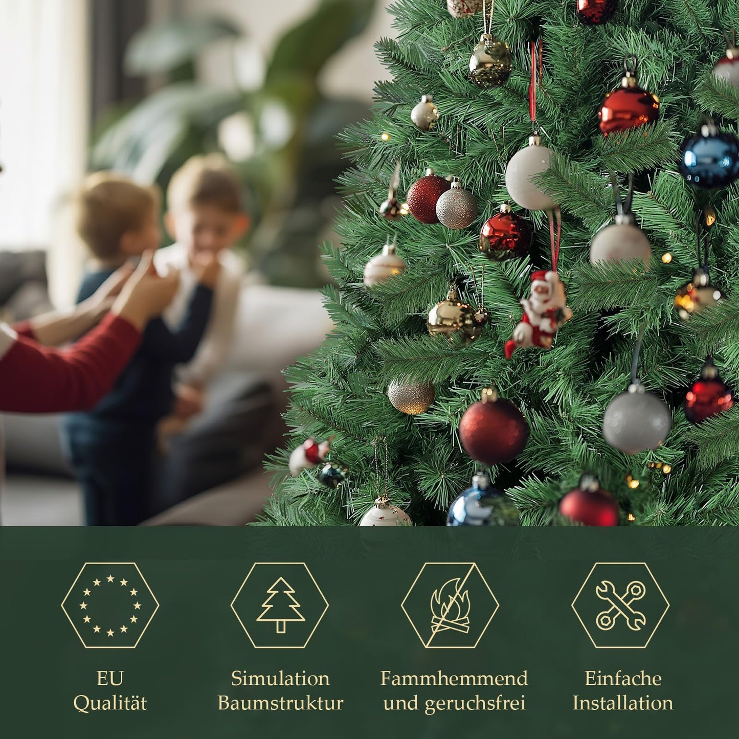 SALCAR Artificial Christmas tree, 60 cm - 270 cm