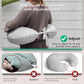 Nursing Pillow, Versatile Plus Size Positioning Pillow, Pregnancy Pillow for Baby and Adults, Side Sleeper Pillow with Washable