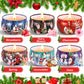 Duftkerze Set,12 Stück Christmas Scented Candle ,Natürliches Sojawachs Kerzen ,Aromatherapie Weihnachtskerzen Aroma für Stressabbau