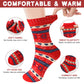 Airabc 5 Pairs of Women's Thermal Socks, Warm Winter Socks, Colourful Cosy and Breathable