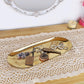 EXLECO 2 Badzimmer Deko Tablett Gold Servierplatte Mini Bad Dekotablett Edelstahl Serviertablett Schmuckschale Kerzentablett Oval Ablageschale für Schmuck Kerzen