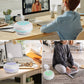 Aroma Diffuser Luftbefeuchter 550ml mit Fernbedienung, Ultraschall Vernebler Duftlampe Öle Diffusor mit 7 Farben LED Wasserlose Abschaltautomatik