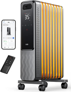 Radiator Heizung Energy Saving mit Thermostat 2000 W, Mobile Electric Heater