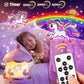 Starry Sky Projector Baby with 15 Films, Music Box Unicorn with 15 Music, 7 Colours Bedside Lamp, Night Light, Unicorn Toy, Girls Toy, Children's Room Decoration
