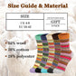 Airabc 5 Pairs of Women's Thermal Socks, Warm Winter Socks, Colourful Cosy and Breathable