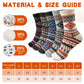 Airabc 5 Pairs of Women's Thermal Socks, Warm Winter Socks, Colourful Cosy and Breathable
