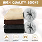 Airabc 5 Pairs of Women's Thermal Socks, Warm Winter Socks, Colourful Cosy and Breathable