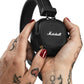 Marshall Major V Bluetooth Headphones, 100 Hours Playtime - Black
