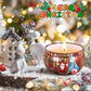 Duftkerze Set,12 Stück Christmas Scented Candle ,Natürliches Sojawachs Kerzen ,Aromatherapie Weihnachtskerzen Aroma für Stressabbau
