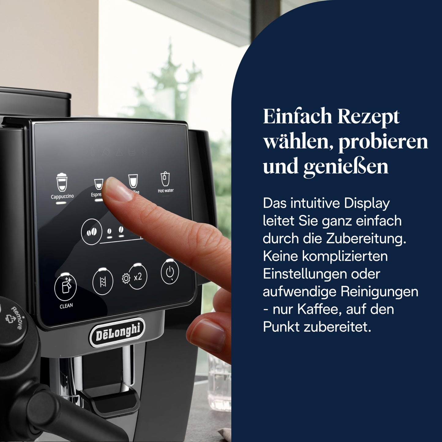 De’Longhi Magnifica Start - Perfetto Kaffeevollautomat mit LatteCrema-Milchaufschäumer, Cappuccino Kaffeemaschine