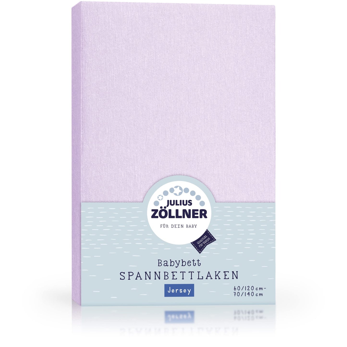 Spannbettlaken für Baby- & Kinderbett, 100% Jersey-Baumwolle, 2er Pack