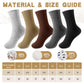 Airabc 5 Pairs of Women's Thermal Socks, Warm Winter Socks, Colourful Cosy and Breathable