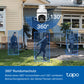 WLAN Überwachungskamera Außen, 360° Sichtbereich, 1080p Auflösung, Bewegungserkennung, Nachtsicht bis zu 30 m