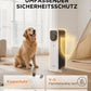 2300W 11 Rippen tragbarer Elektroheizer mit Drehknopfregelung und einstellbarem Thermostat, 3 Heizstufen, Kipp- und Überhitzungsschutz, ultra-leise im Büro & Zuhause