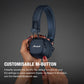 Marshall Major V Bluetooth Headphones, 100 Hours Playtime - Black
