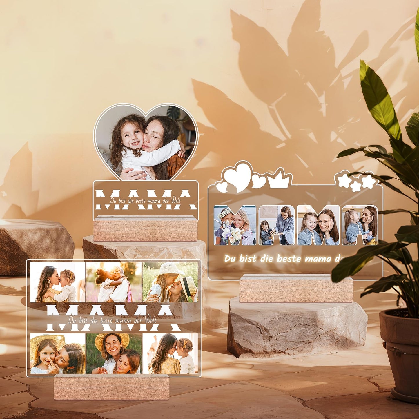 Personalised Christmas Gifts for Women & Men, Personalised Picture Frame with Photo, Photo Gifts Personalised for Him Her, Personalised Gifts