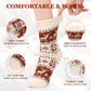 Airabc 5 Pairs of Women's Thermal Socks, Warm Winter Socks, Colourful Cosy and Breathable