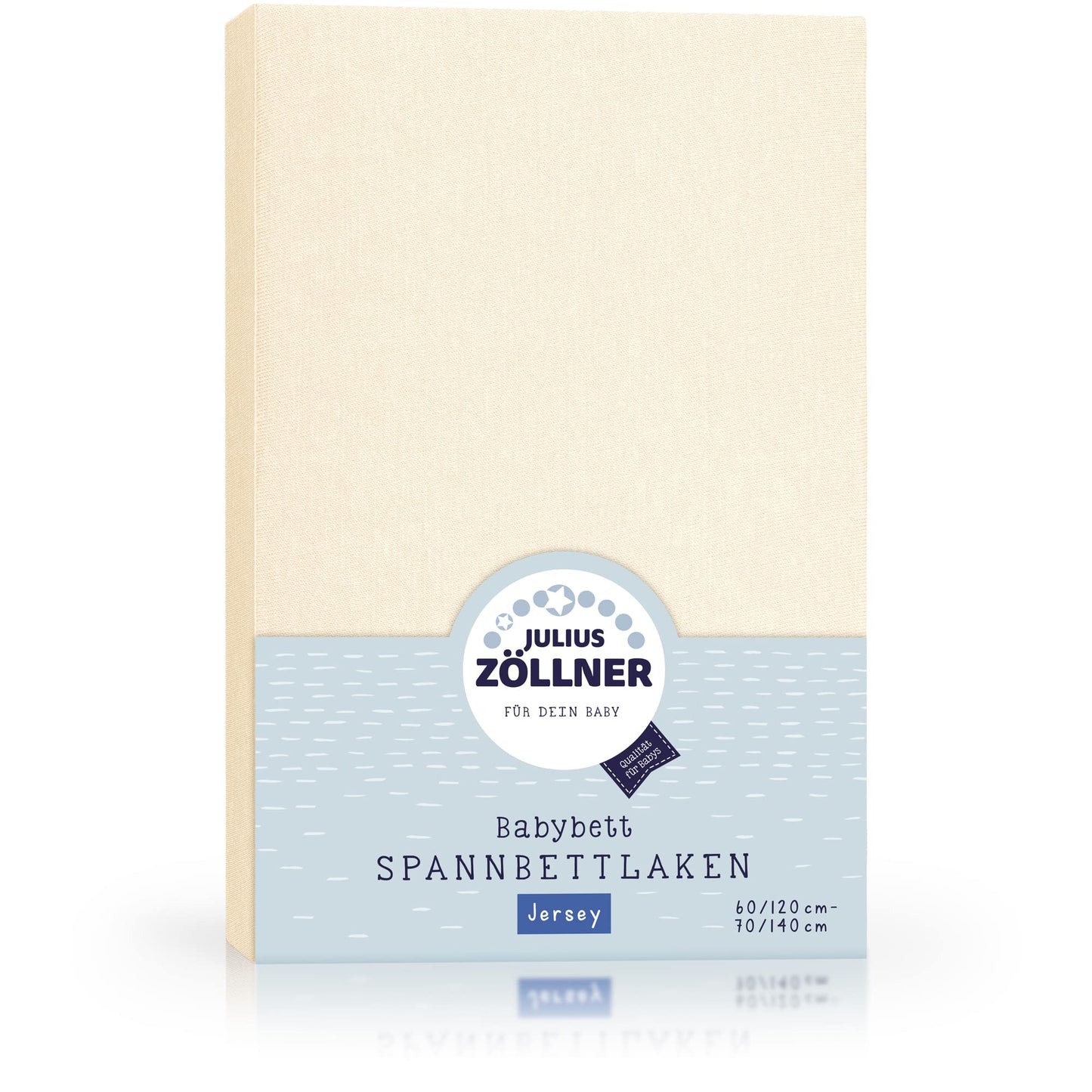 Spannbettlaken für Baby- & Kinderbett, 100% Jersey-Baumwolle, 2er Pack