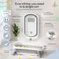 Faltbar Baby Badewanne Mit Rutschfestem Badewannensitz