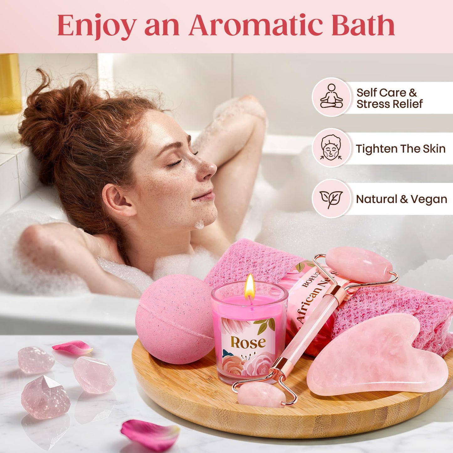 Luxurious Self-Care Gifts for Women, Birthday Gift, Pampering Gifts for Her, Christmas Stocking Stuffers, Relaxation Gifts