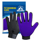 Pet Grooming Glove, Gentle Deshedding Brush - Efficient Pet Hair Remover Glove