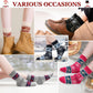 Airabc 5 Pairs of Women's Thermal Socks, Warm Winter Socks, Colourful Cosy and Breathable