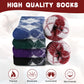 Airabc 5 Pairs of Women's Thermal Socks, Warm Winter Socks, Colourful Cosy and Breathable