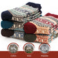 Airabc 5 Pairs of Women's Thermal Socks, Warm Winter Socks, Colourful Cosy and Breathable