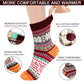 Airabc 5 Pairs of Women's Thermal Socks, Warm Winter Socks, Colourful Cosy and Breathable