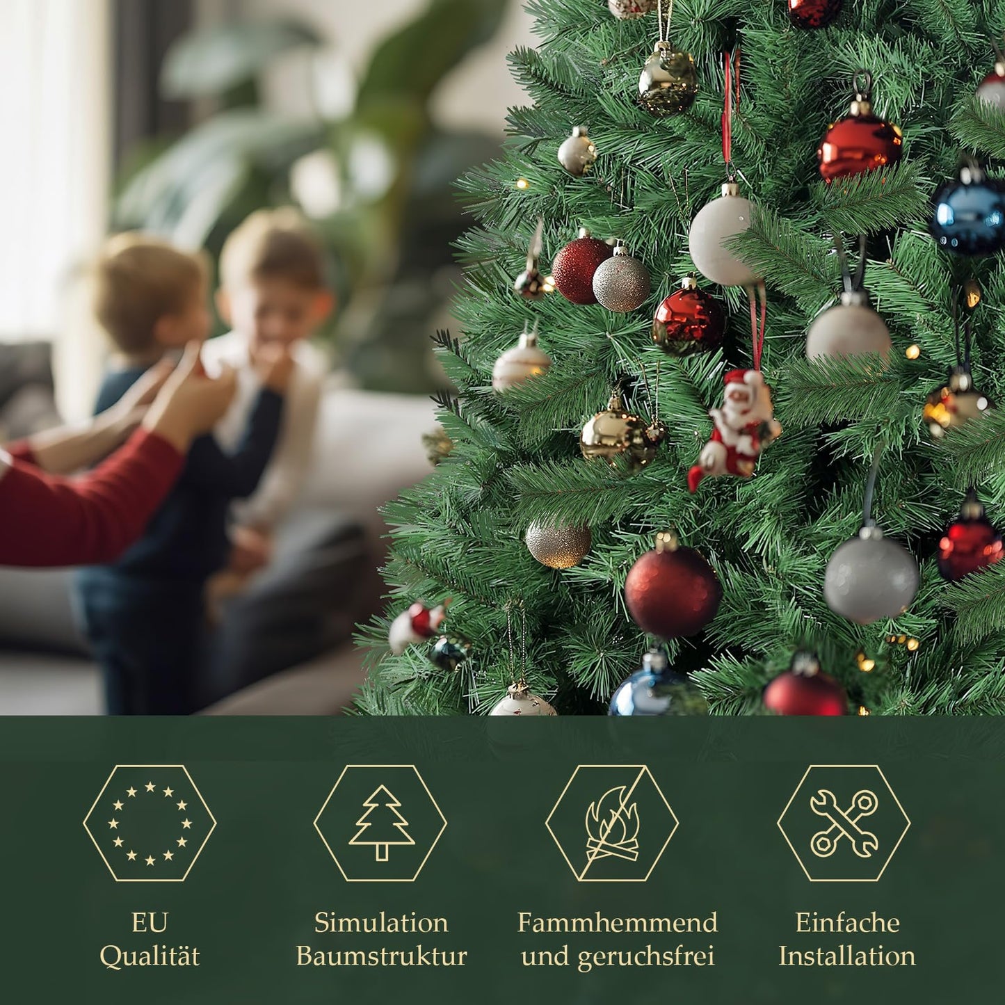 SALCAR Artificial Christmas tree, 60 cm - 270 cm