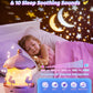 Starry Sky Projector Baby with 15 Films, Music Box Unicorn with 15 Music, 7 Colours Bedside Lamp, Night Light, Unicorn Toy, Girls Toy, Children's Room Decoration