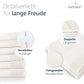 Merana Rome Handtuch Set | saugstark, weich und fusselfrei | Frottier Luxus Qualität | 100% Baumwolle | Oeko-TEX | 4 x Gästetücher (30x50cm))