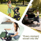 3-in-1 Pram Set with Seat, Baby Bed is Foldable, Adjustable Reclining Position,up to 15 kg, 0-3 Years