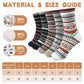 Airabc 5 Pairs of Women's Thermal Socks, Warm Winter Socks, Colourful Cosy and Breathable