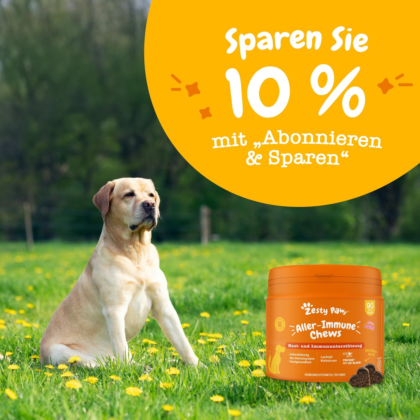 Zesty Paws Allergy & Immunity Chews | Dietary Supplement for Dogs | For Healthy Body Function