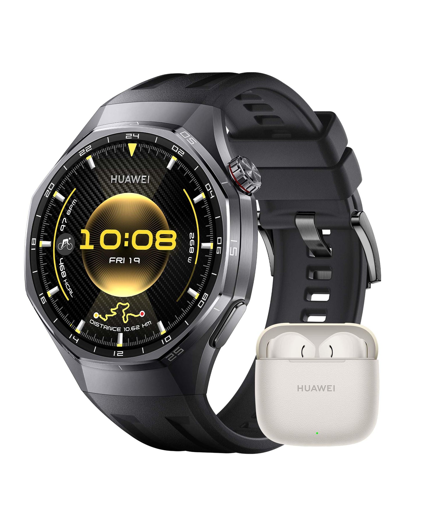 HUAWEI Watch GT 6 Pro Smartwatch, GPS, ECG, 1.47 Inch AMOLED Display, Up to 21 Days Battery, Comprehensive Bicycle Features, 100+ Sports Modes, Compatible with Android & iOS