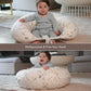 Nursing Pillow, Versatile Plus Size Positioning Pillow, Pregnancy Pillow for Baby and Adults, Side Sleeper Pillow with Washable