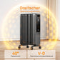 Radiator Heizung Energy Saving mit Thermostat 2000 W, Mobile Electric Heater