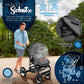 3-in-1 XXL Complete Pram Set incl. Baby Carrycot, Buggy, Sports Seat & Car Seat