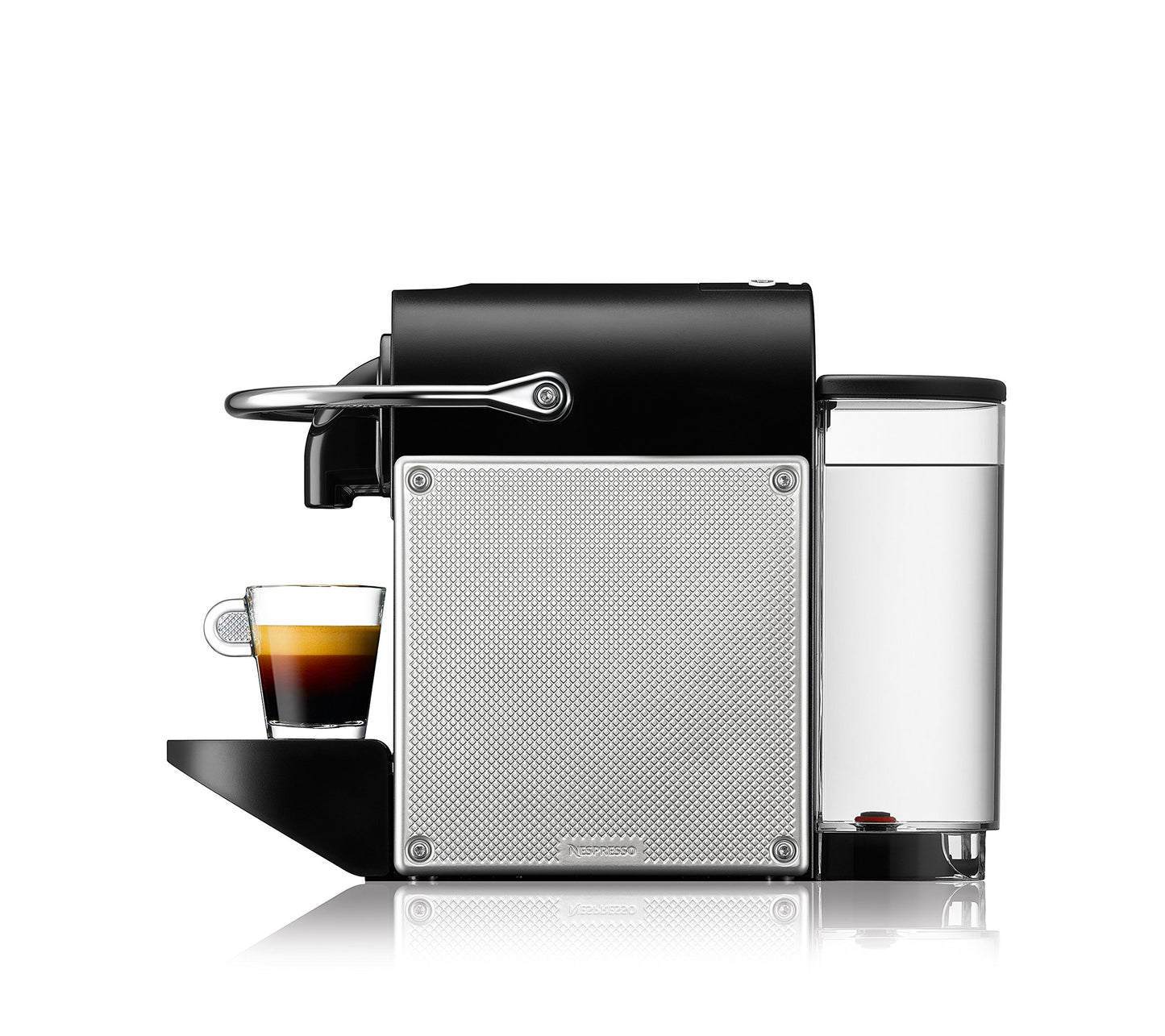 Nespresso De'Longhi Coffee Capsule Machine, Two Direct Dial Buttons, Eco Mode, Compact Design, 19 Bar Pressure System